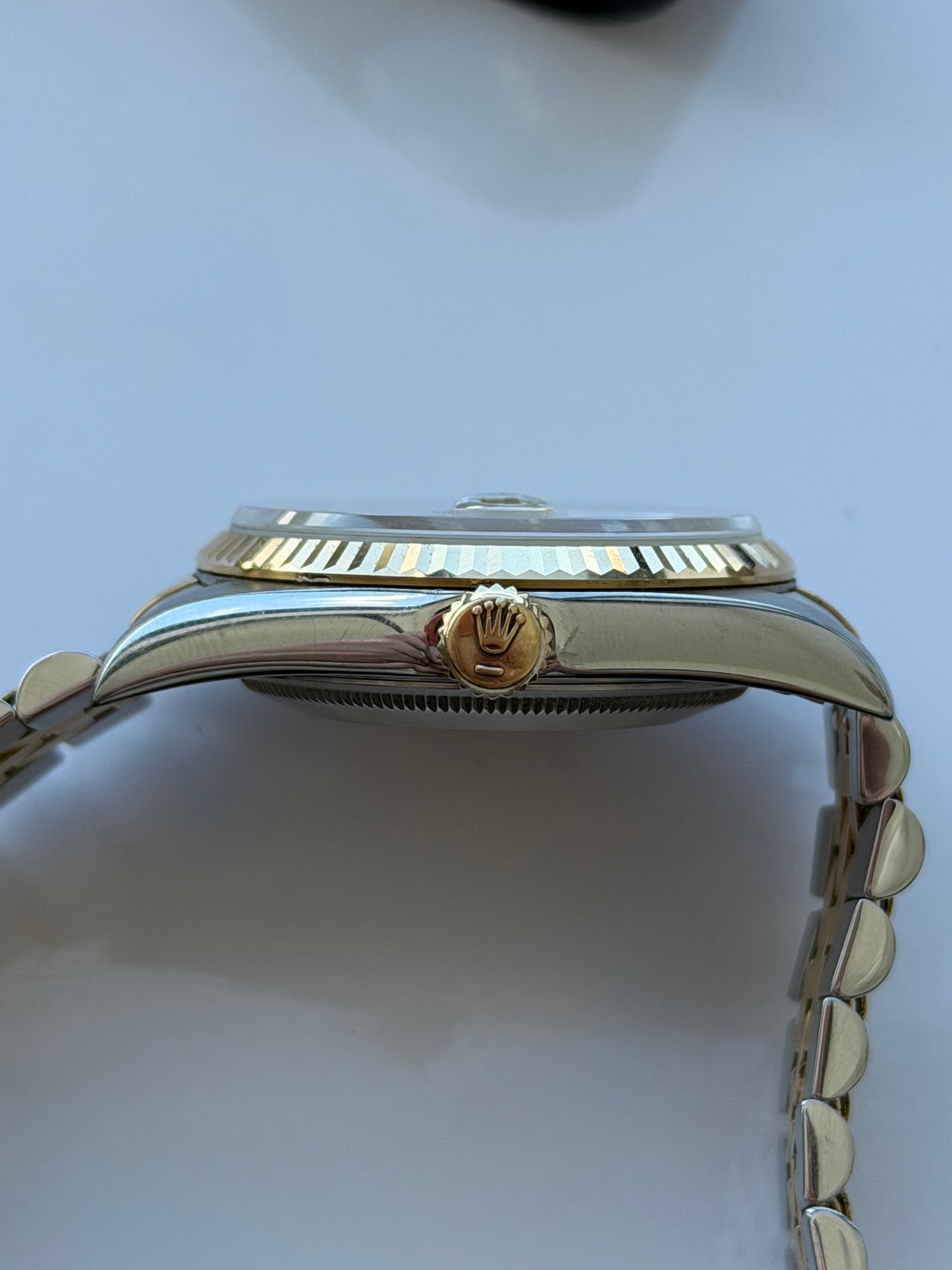 Rolex Datejust Quickset Tapestry Dial 16233 1996