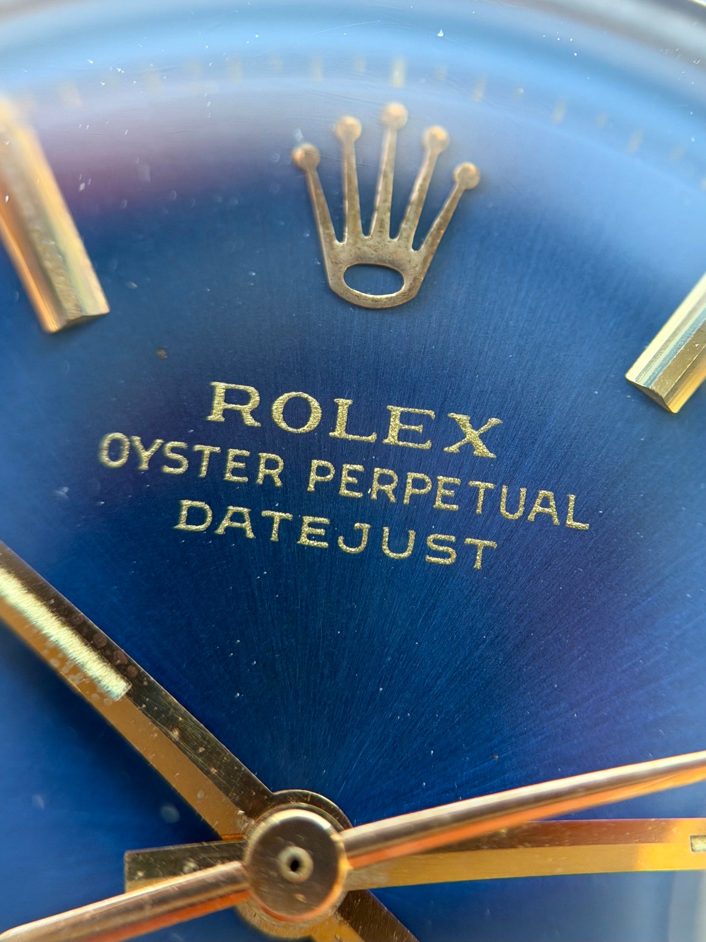 Rolex Datejust Blue Dial 1601 1973