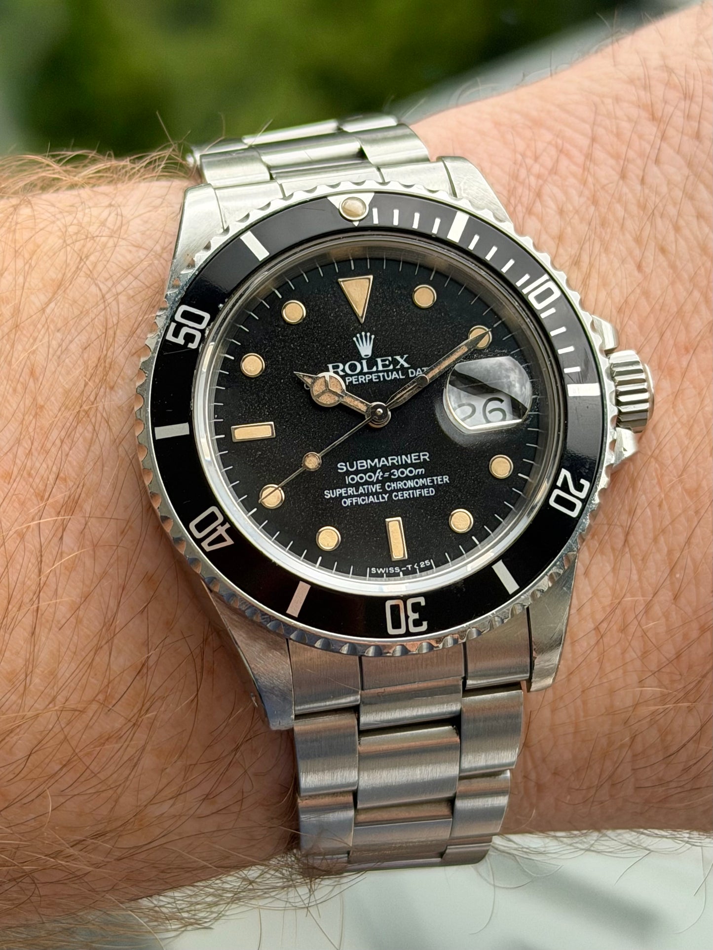 Rolex Submariner Date 168000 1987 with Box + Booklets