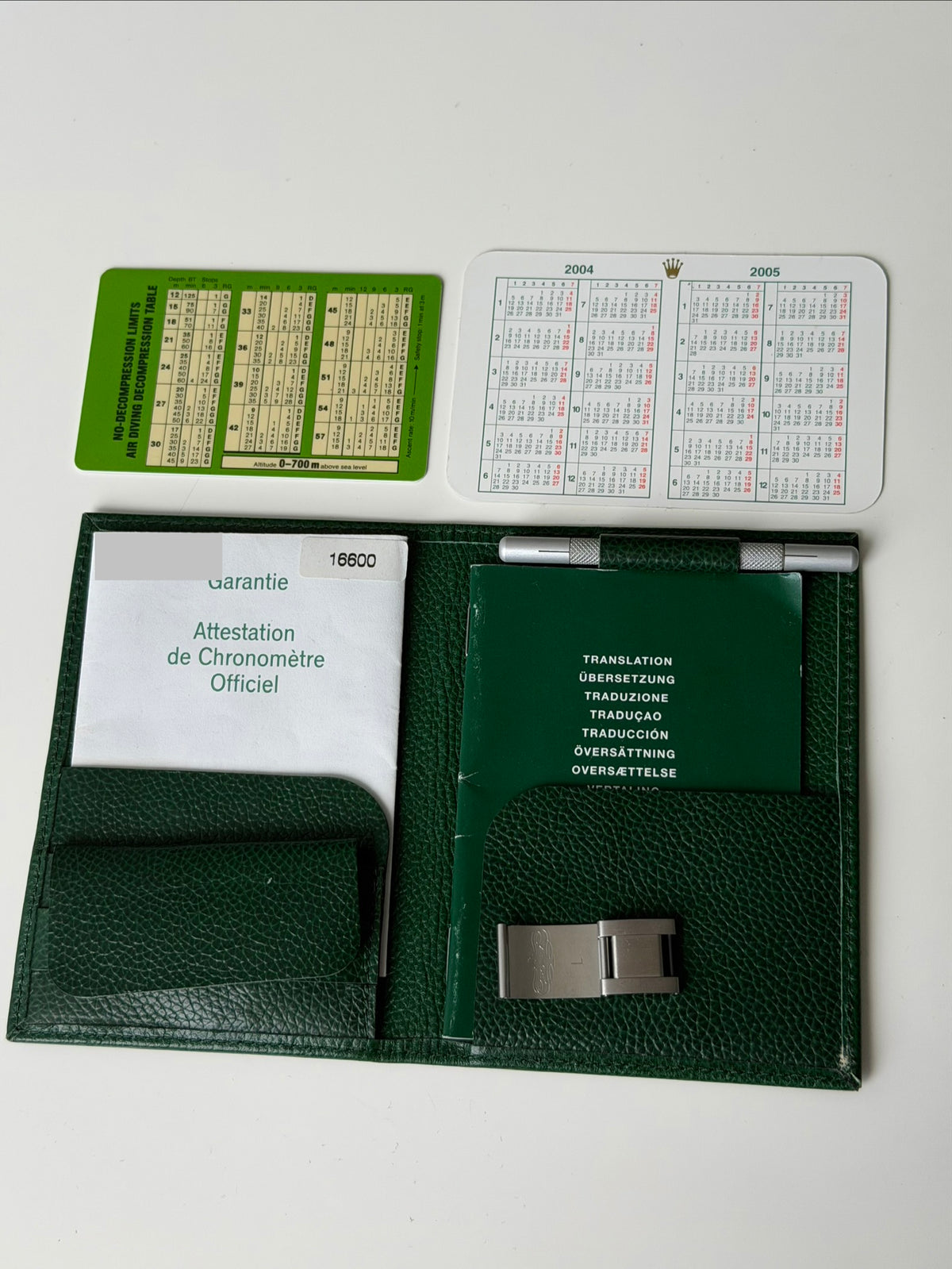 Rolex Sea-Dweller 16600 Full Collectors Set 2005