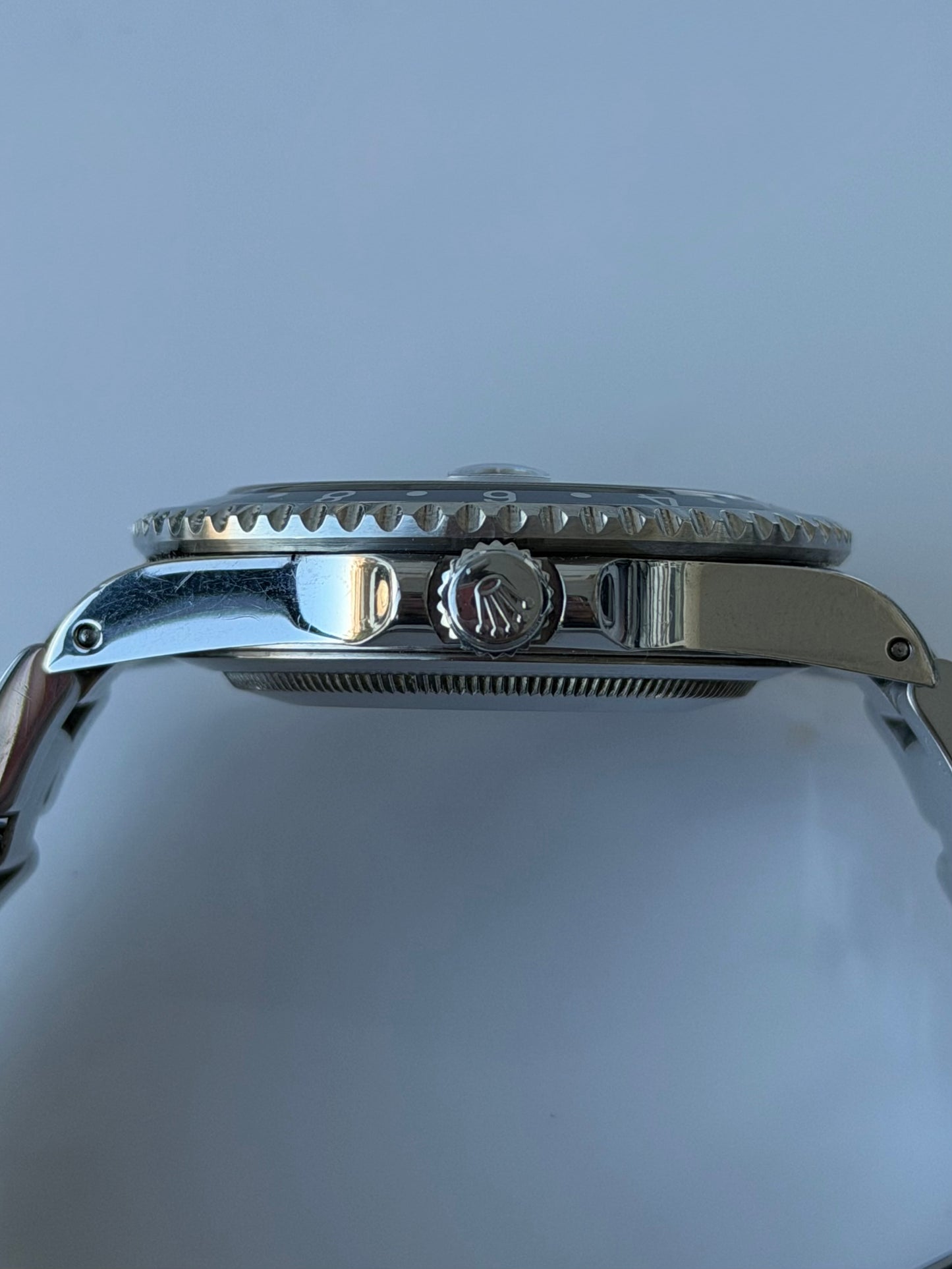 Rolex GMT Master II Black Bezel 16710 2001 with Box