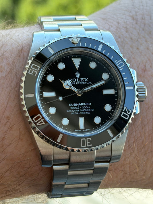 Rolex Submariner No Date Ceramic 114060 2018 Full Set
