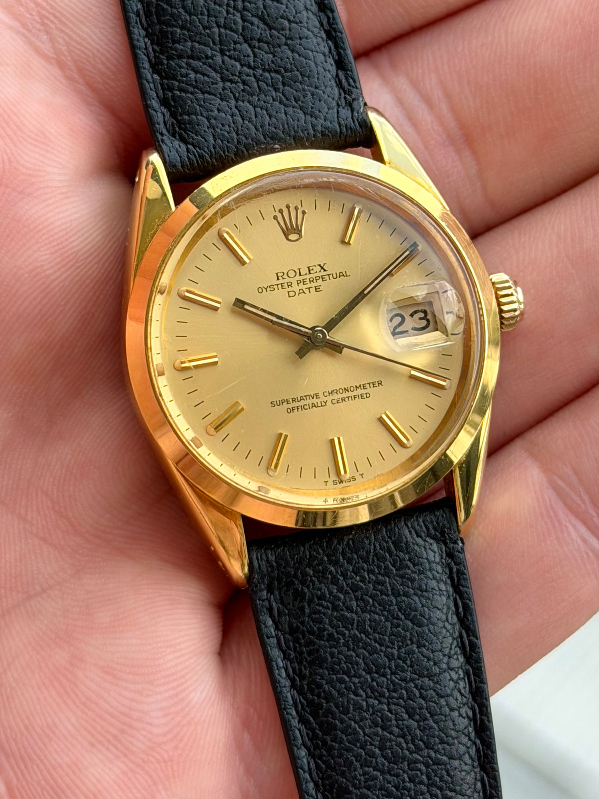 Rolex Oyster Perpetual Date 15505 1982