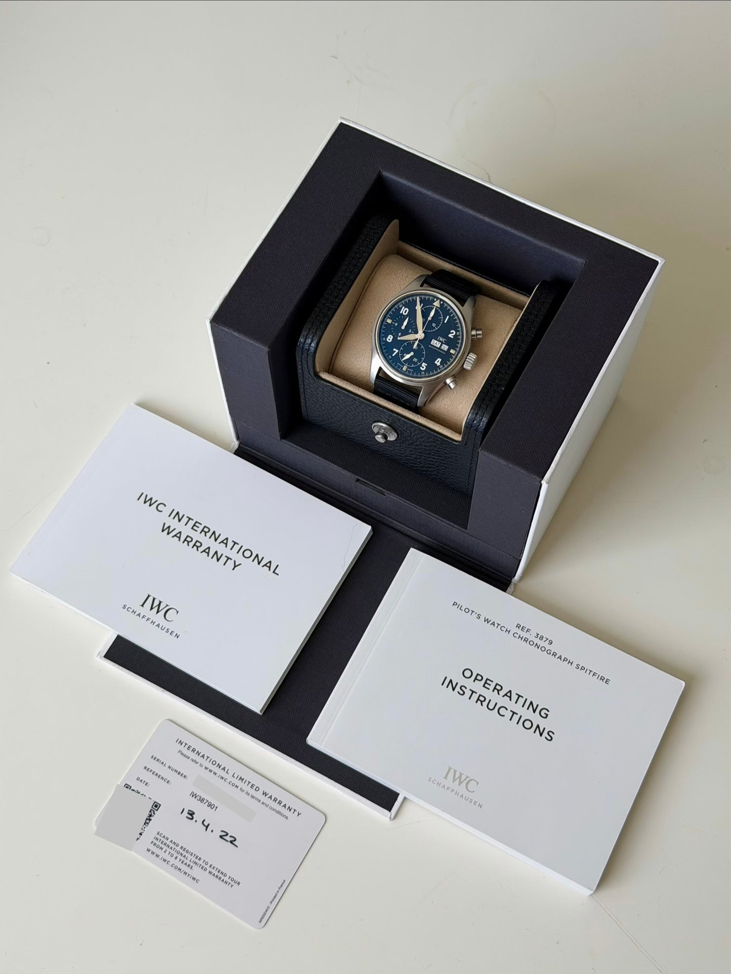 IWC Pilot Spitfire Chrono Full Set 2022