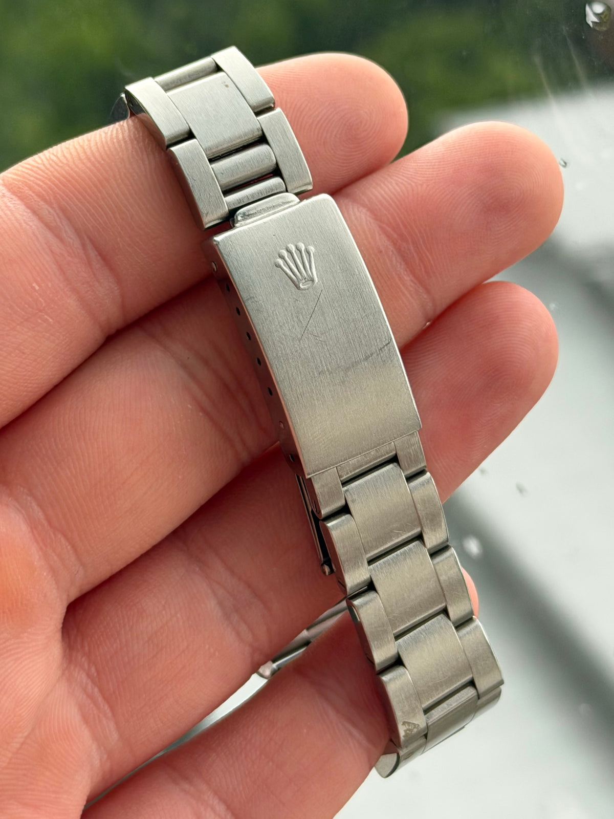 Rolex Oyster Perpetual Date Gold Hour Markers 15000 1983