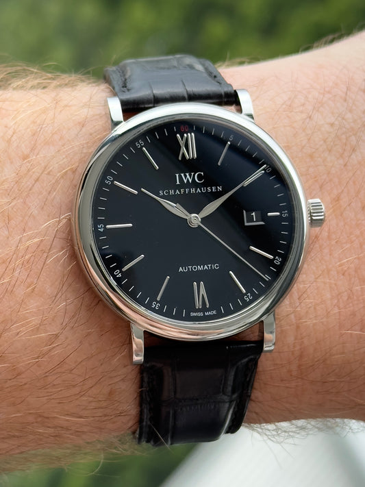 IWC Portofino Black Dial with Papers 2016 IW356502