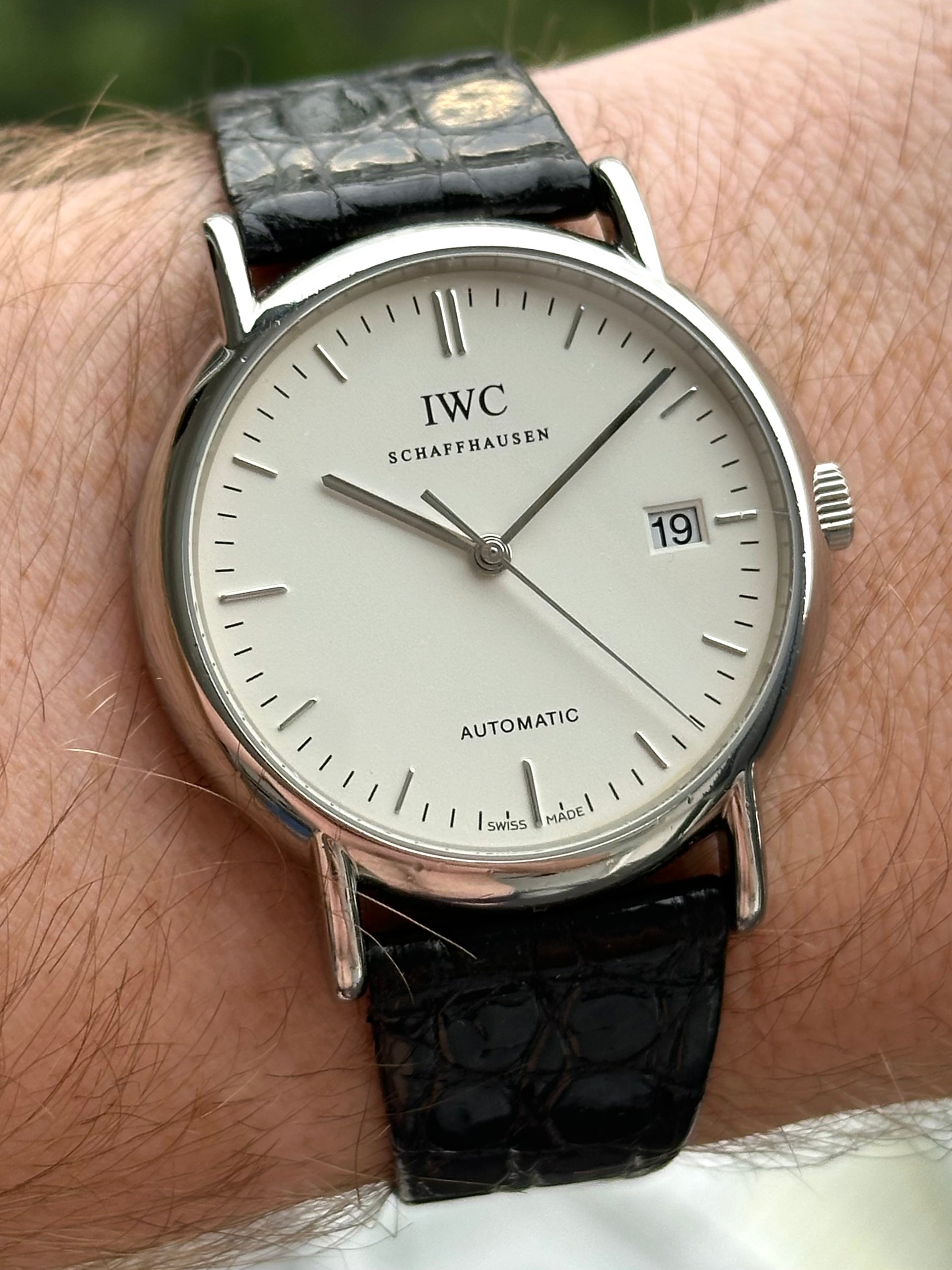 Iwc Schaffhausen Portofino Automatic Iwc Portofino White Dial