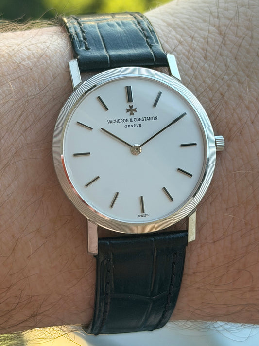 Vacheron Constantin White Dial Ultrathin 6351 White Gold
