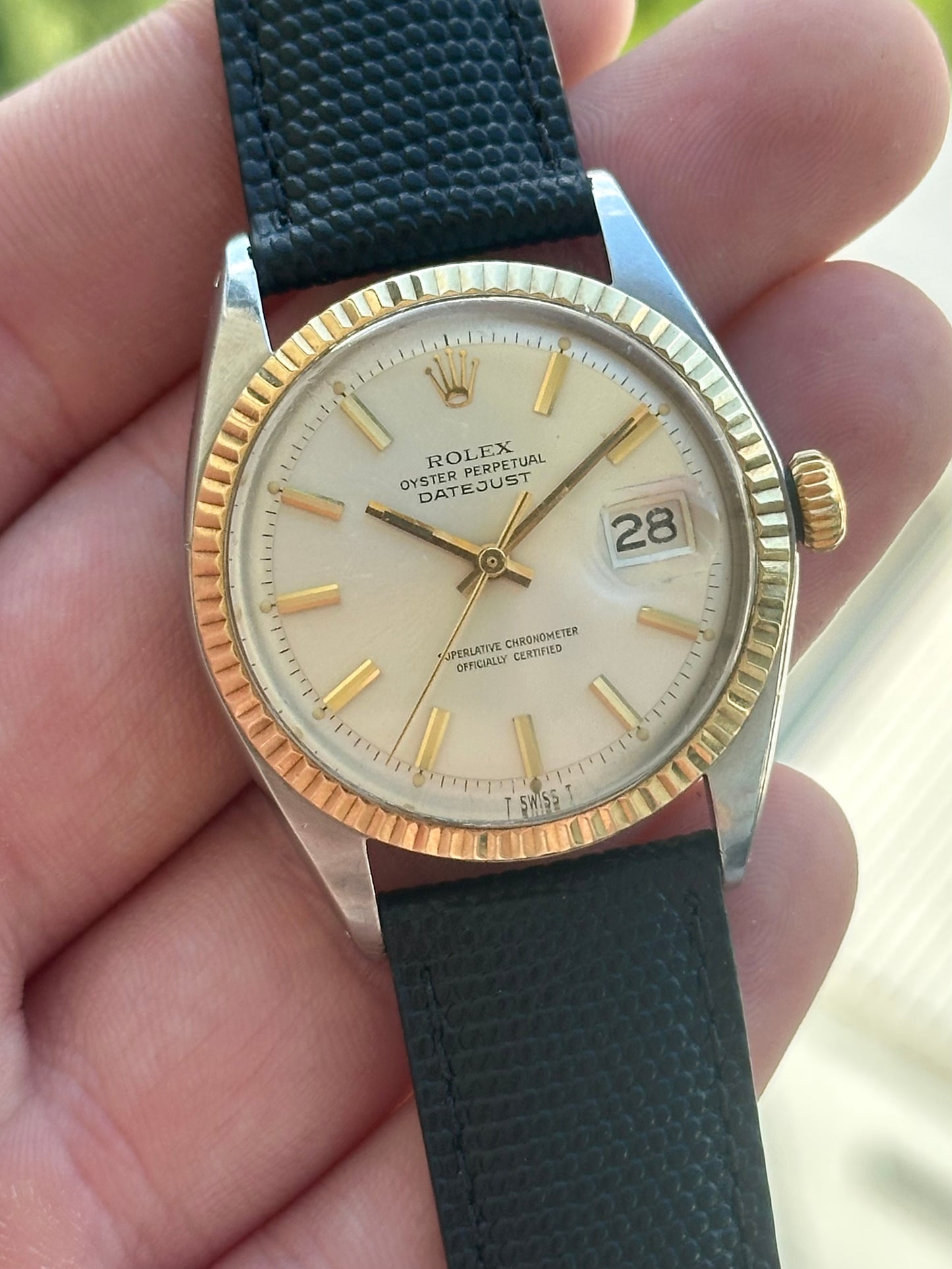 Rolex Datejust 1601 Silver PiePan Dial 1969