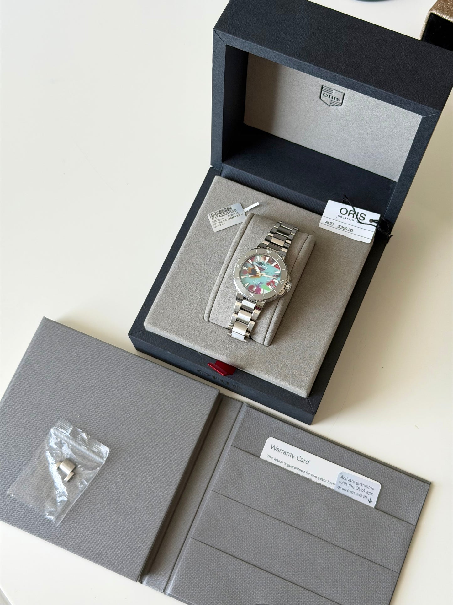 Oris Aquis Date Upcycle 36.5mm Full Set 2022