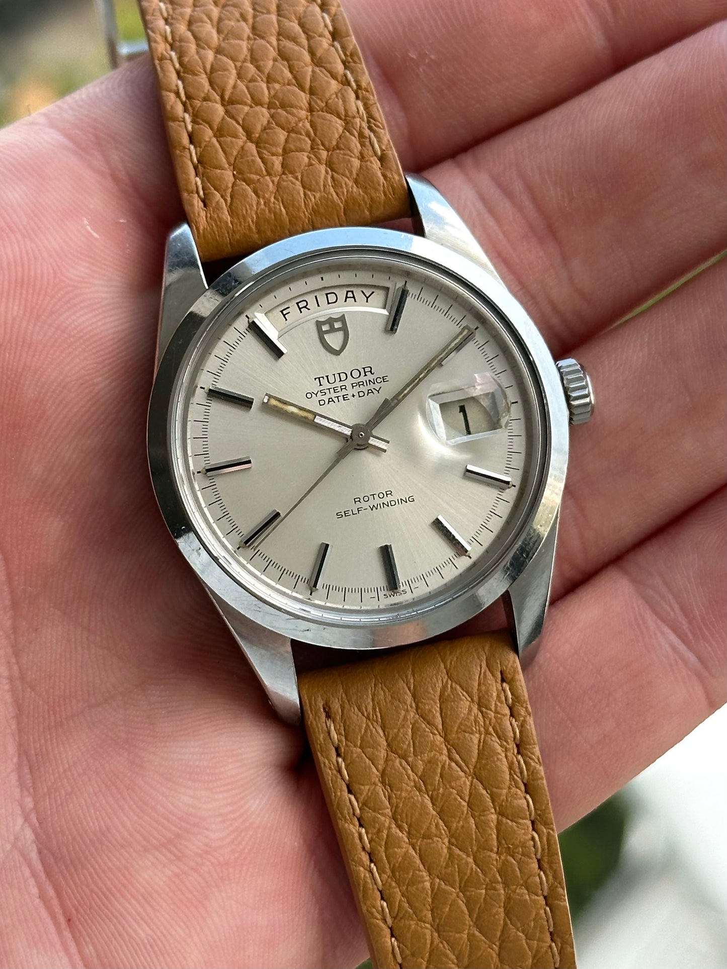 Tudor Date Day 38mm Jumbo 7017/0 1979