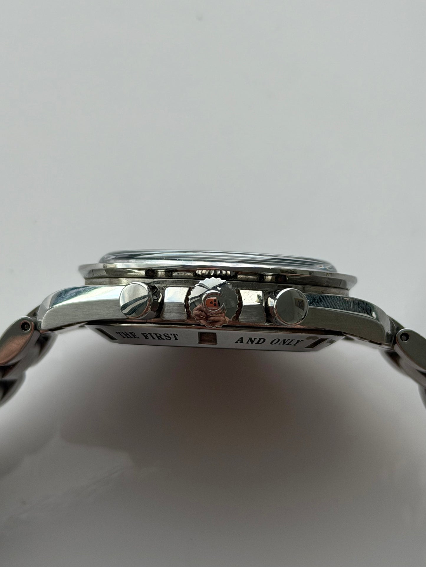 Omega Speedmaster Sapphire Sandwich Moonphase with Papers