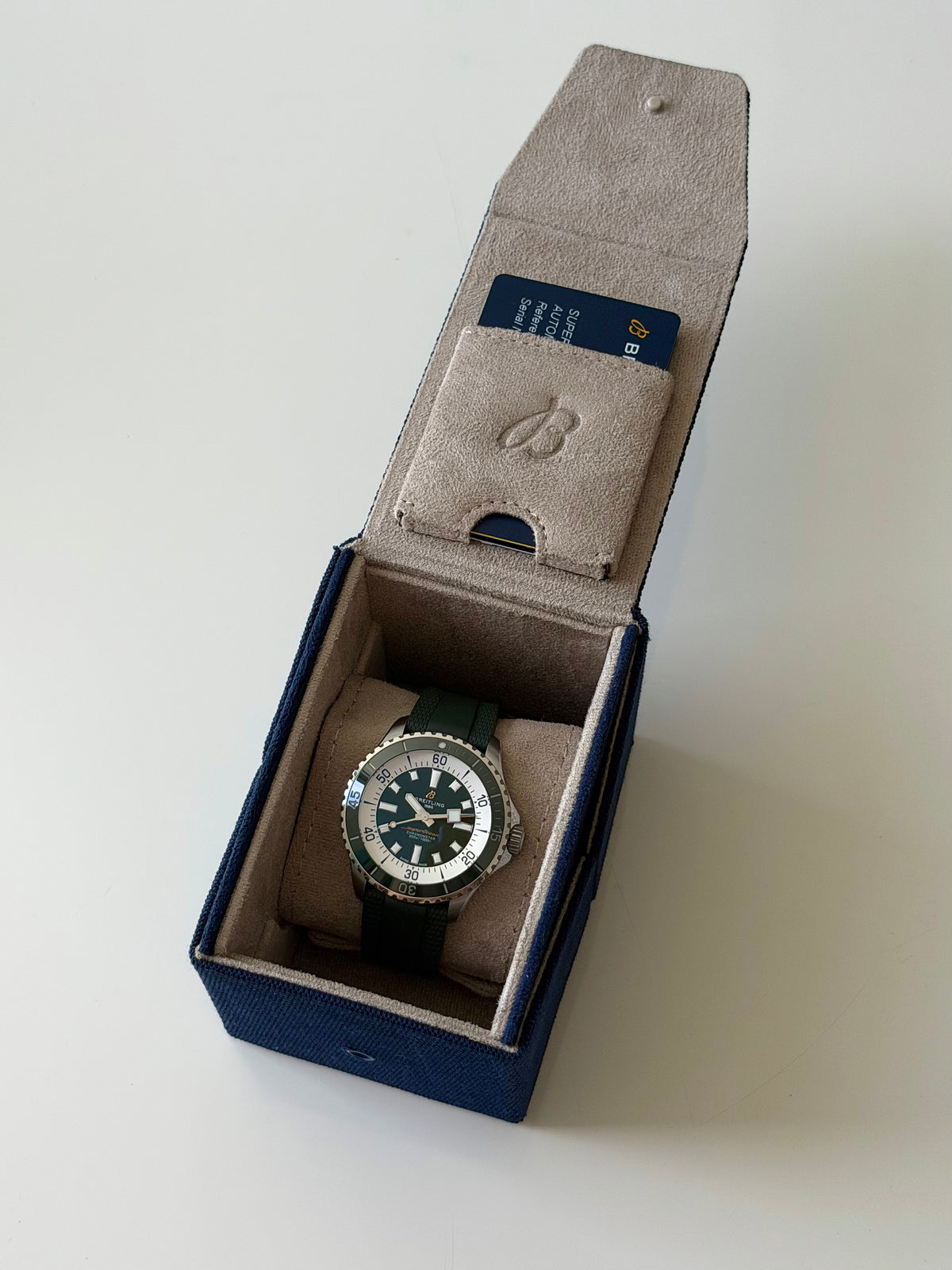 Breitling Superocean 44 Green Full Set 2024
