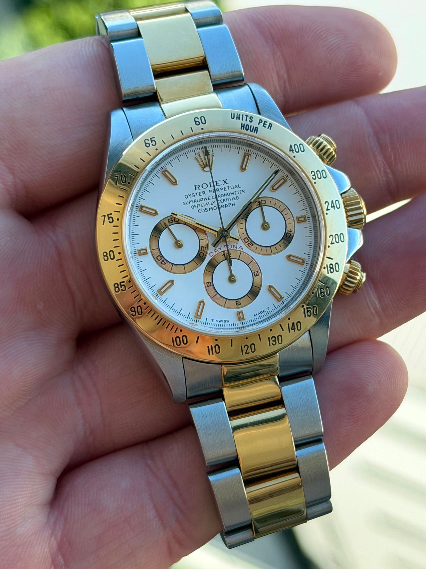 Rolex Zenith Daytona White Dial 16523 1995