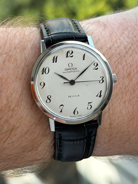 Omega De Ville Art Deco Numeral Silver Dial