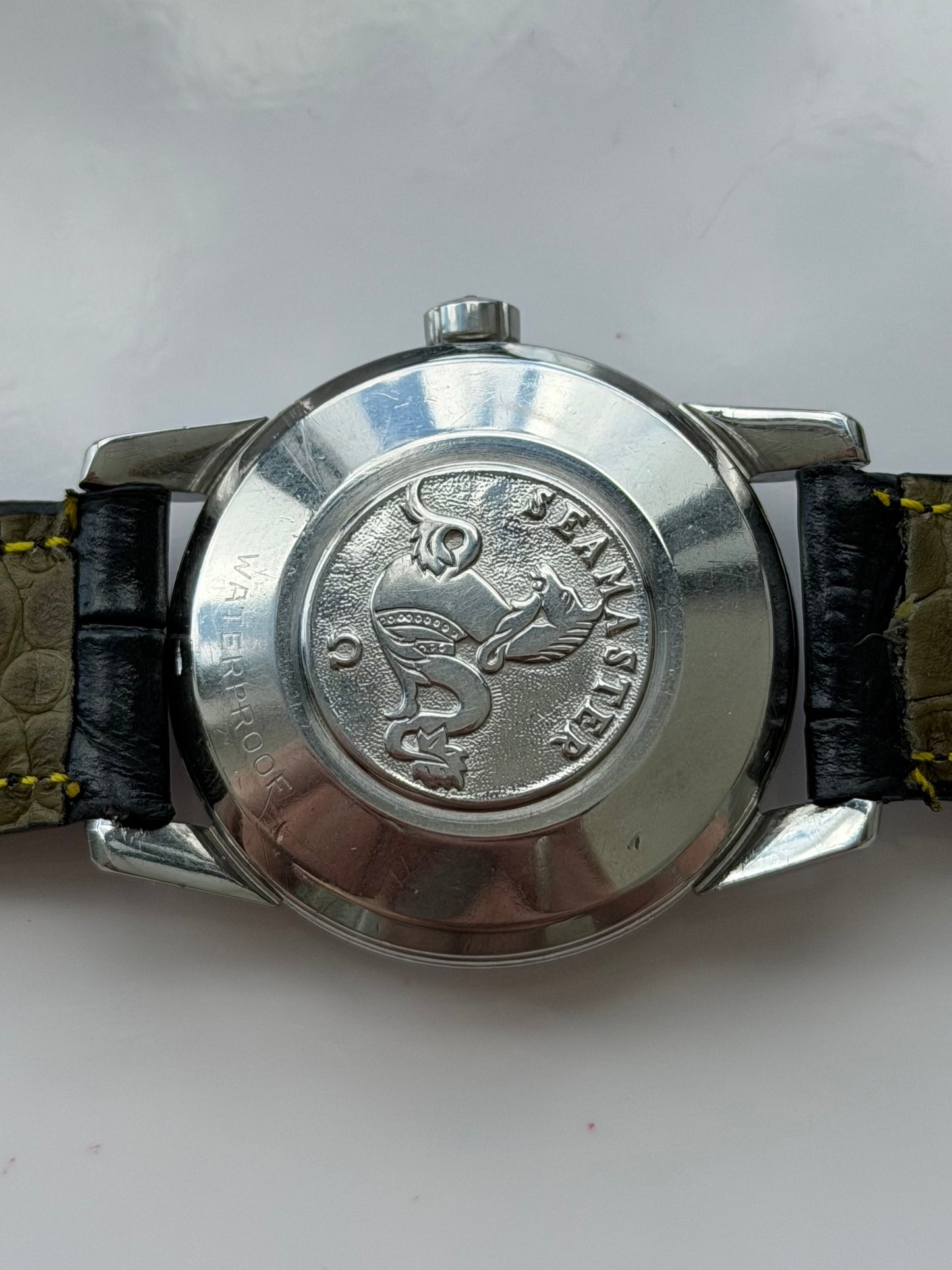 Omega Seamaster Black Dial “Big Seahorse Caseback”