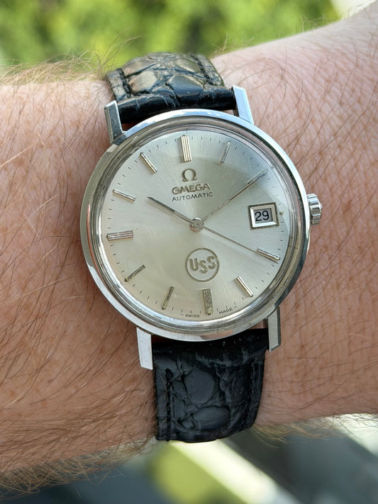 Omega Rare “United States Steel”  Silver Dial