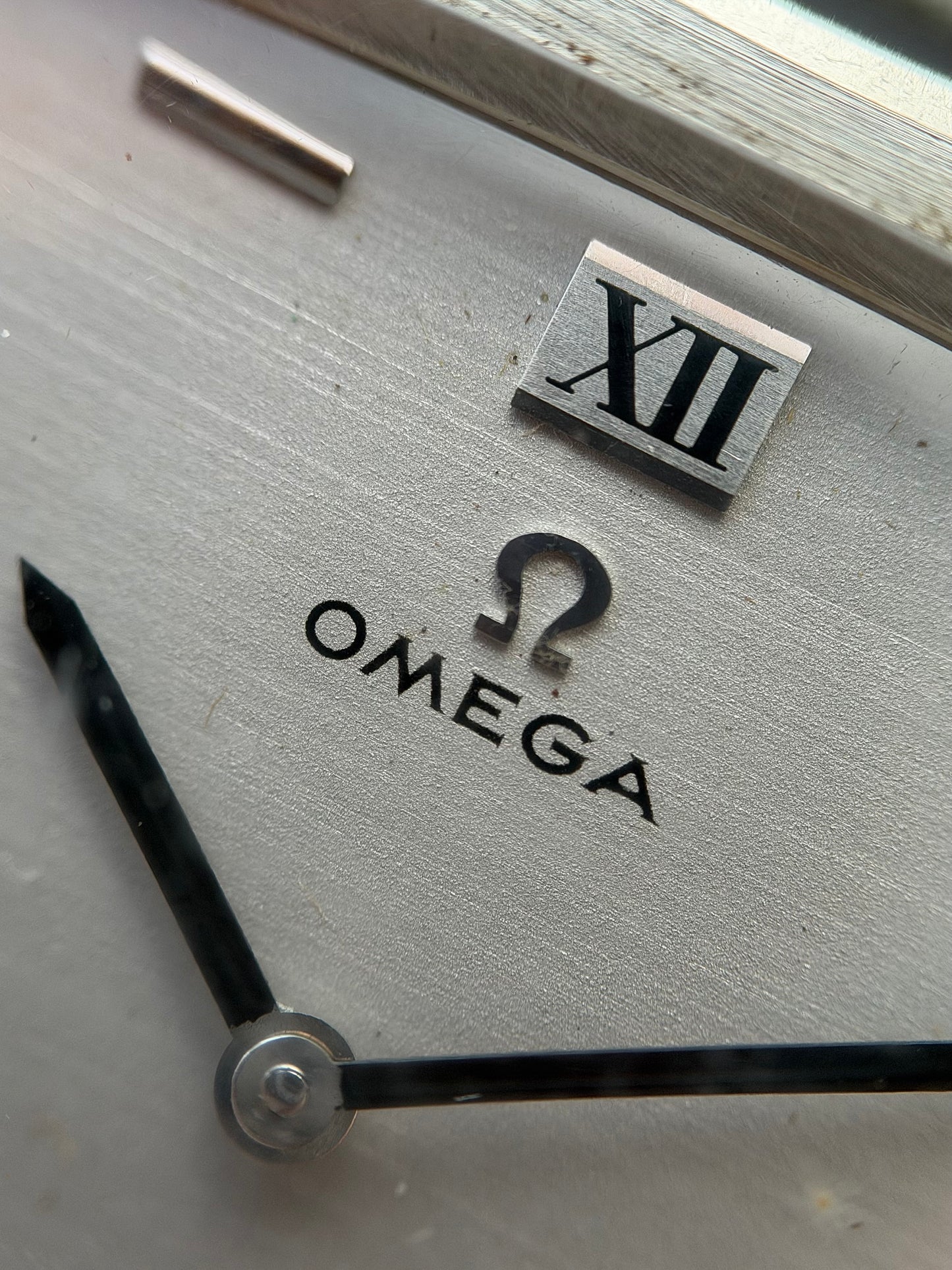Omega De Ville Square Roman Numeral Silver Dial