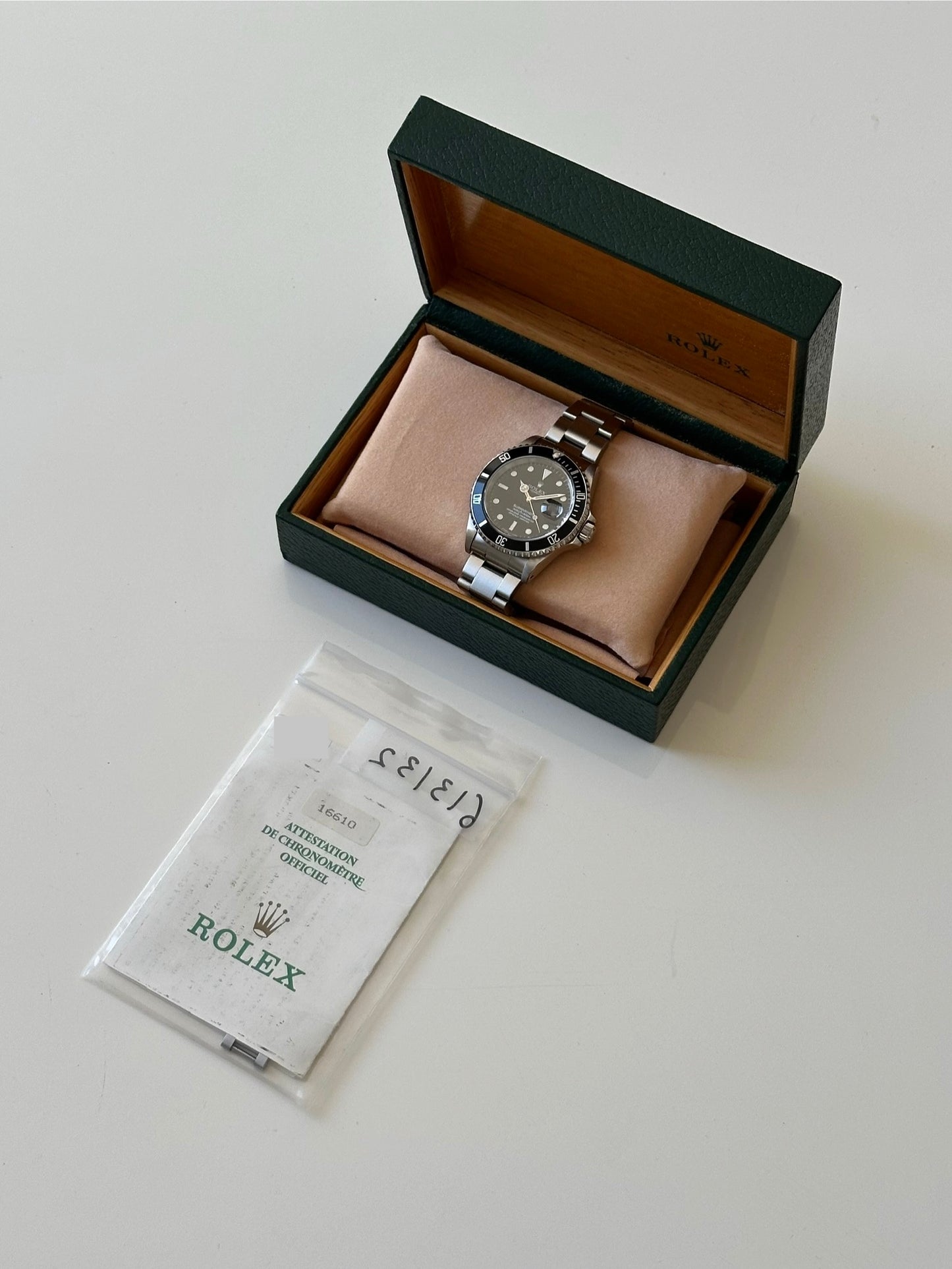 Rolex Submariner Date 16610 Full Set 1996