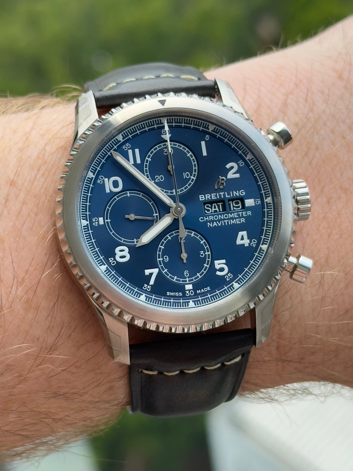 Breitling Navitimer 8 Blue Dial Full Set
