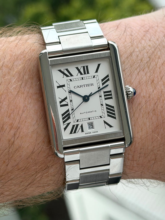 Cartier Tank Solo XL on Bracelet with Papers W5200028