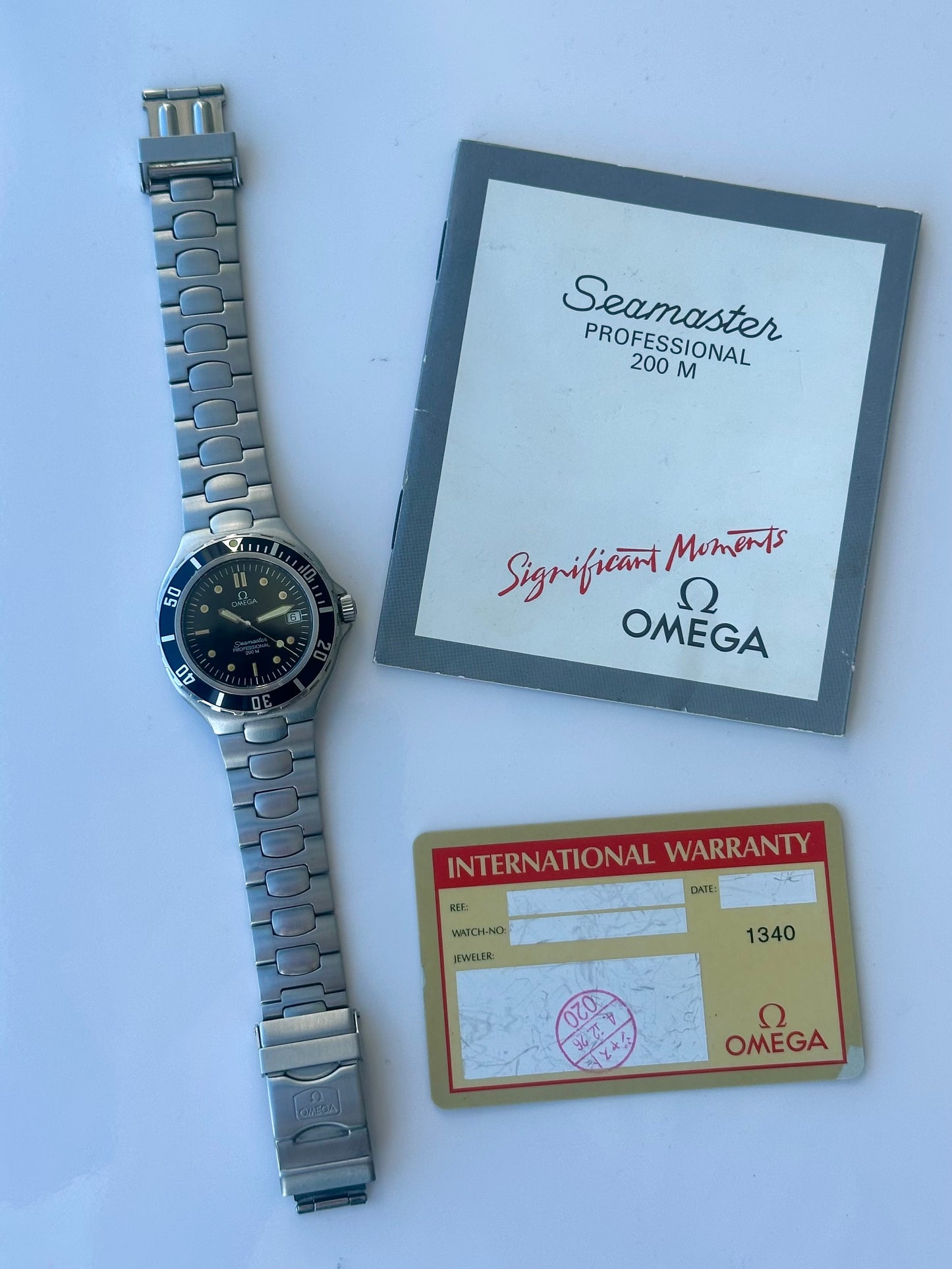 Omega Seamaster 200 38.5mm with Papers