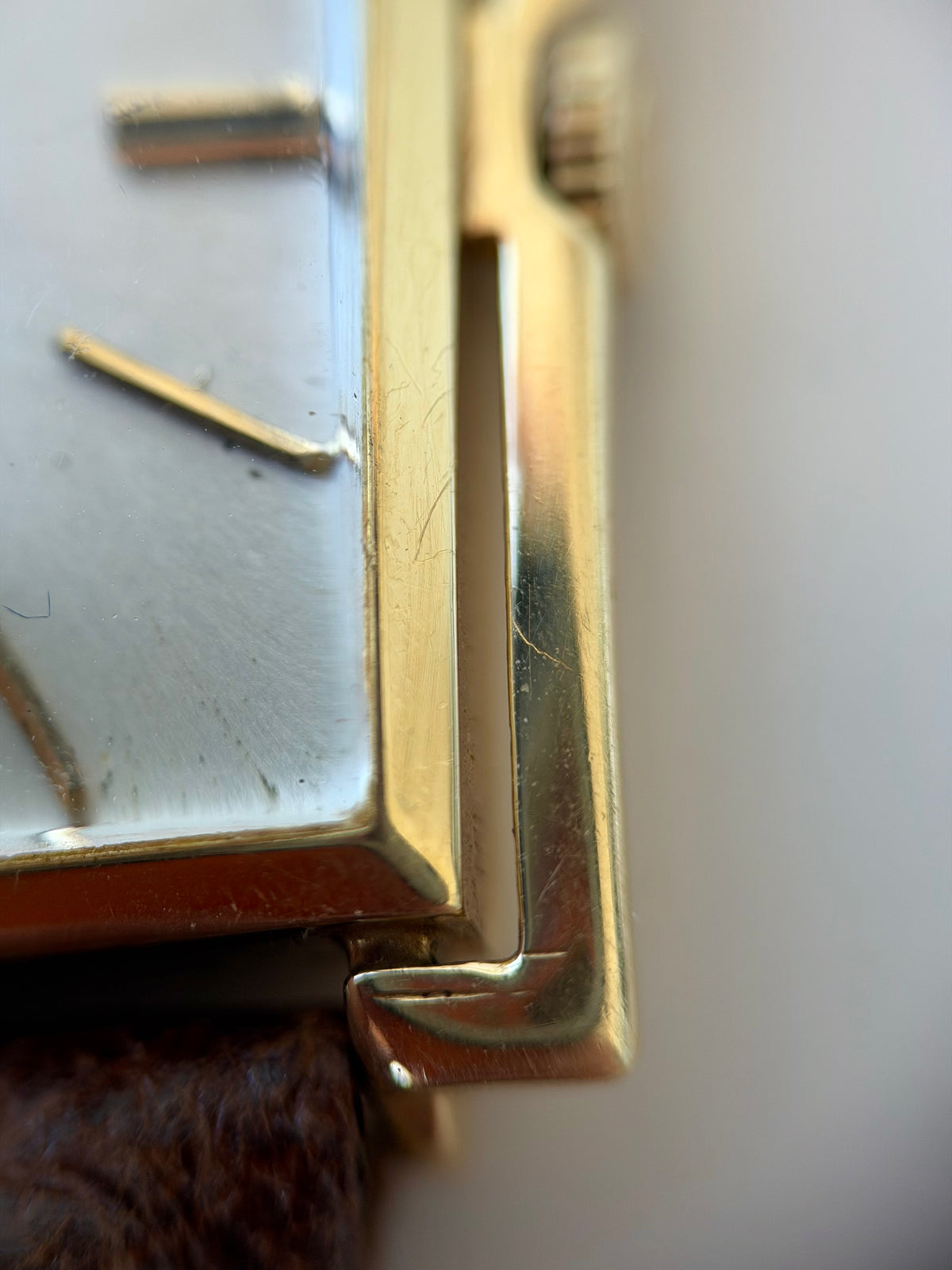 Omega Skeleton Case Solid 14k Gold 1964
