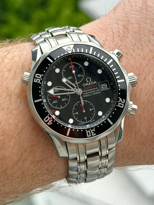 Omega Seamaster 300 Chrono Black 2012 Full Set