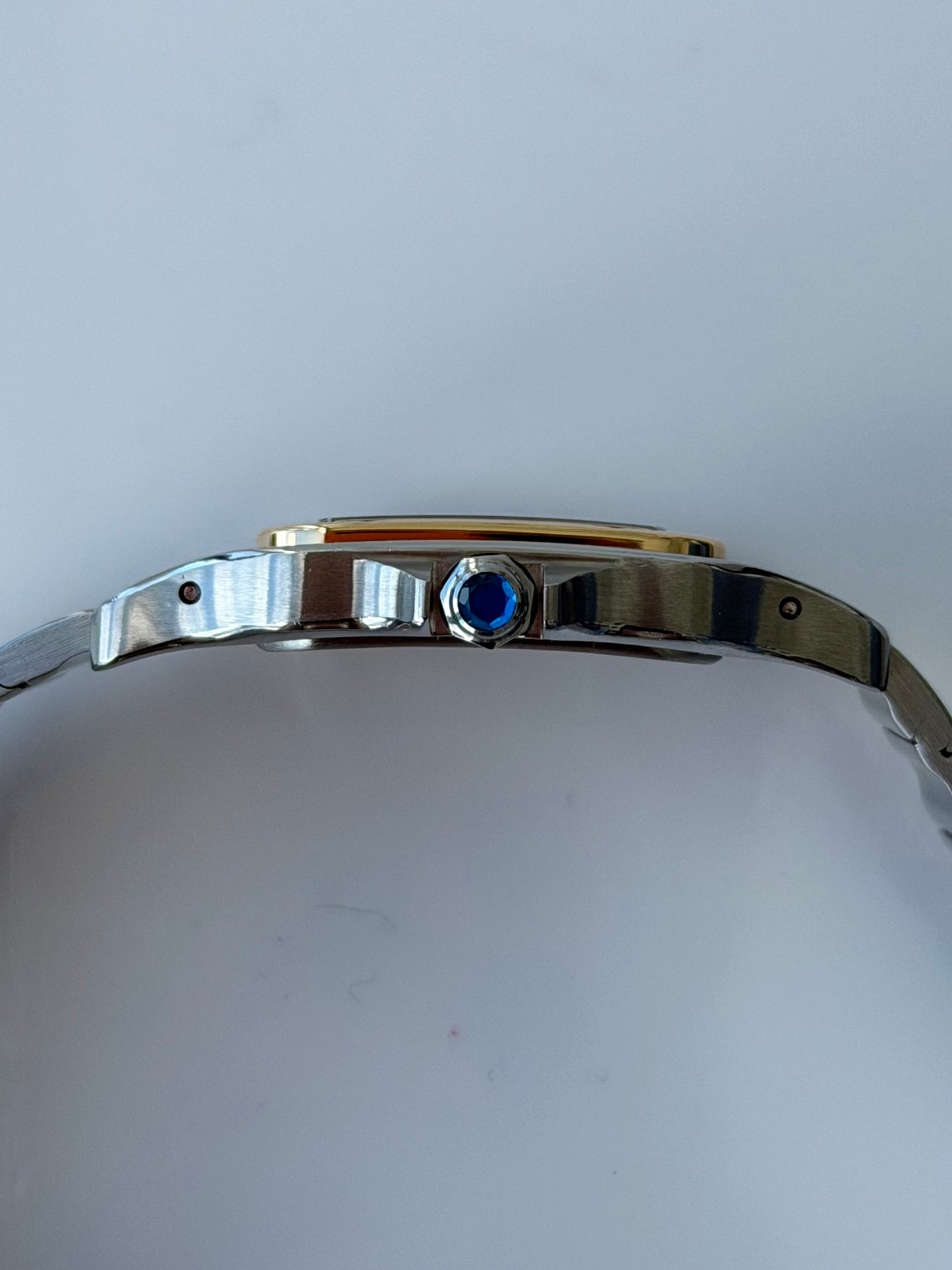 Cartier Santos Galbee LM Blue Roman W20023C4