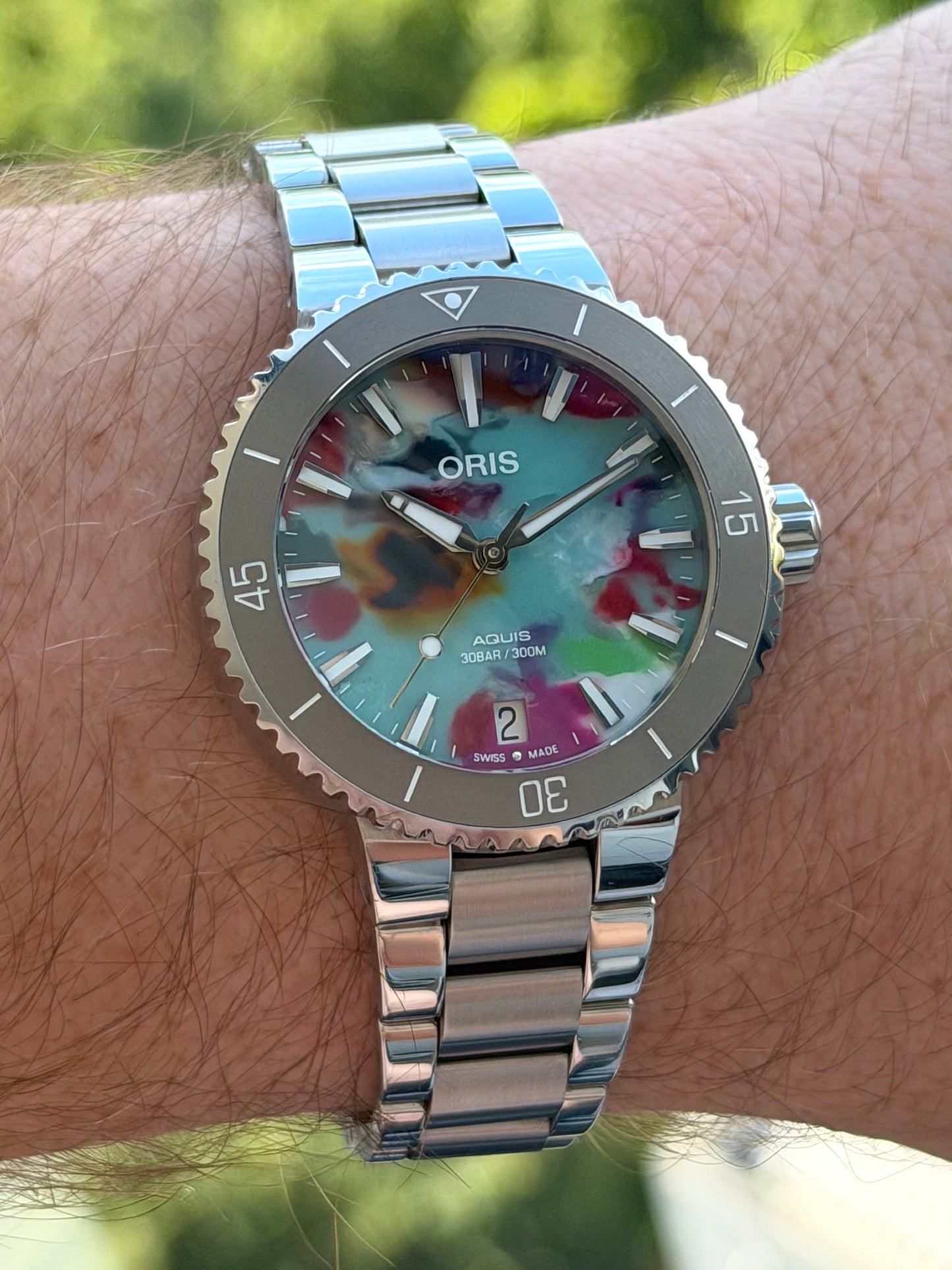 Oris Aquis Date Upcycle 36.5mm Full Set 2022