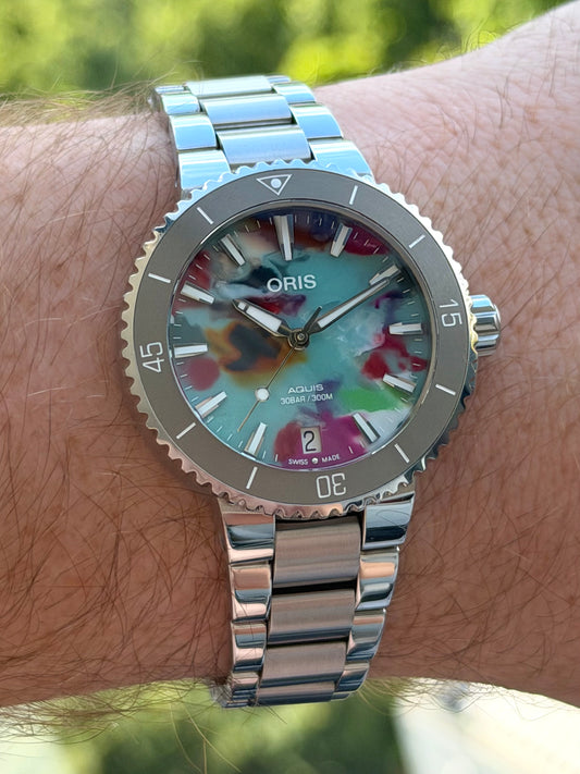 Oris Aquis Date Upcycle 36.5mm Full Set 2022