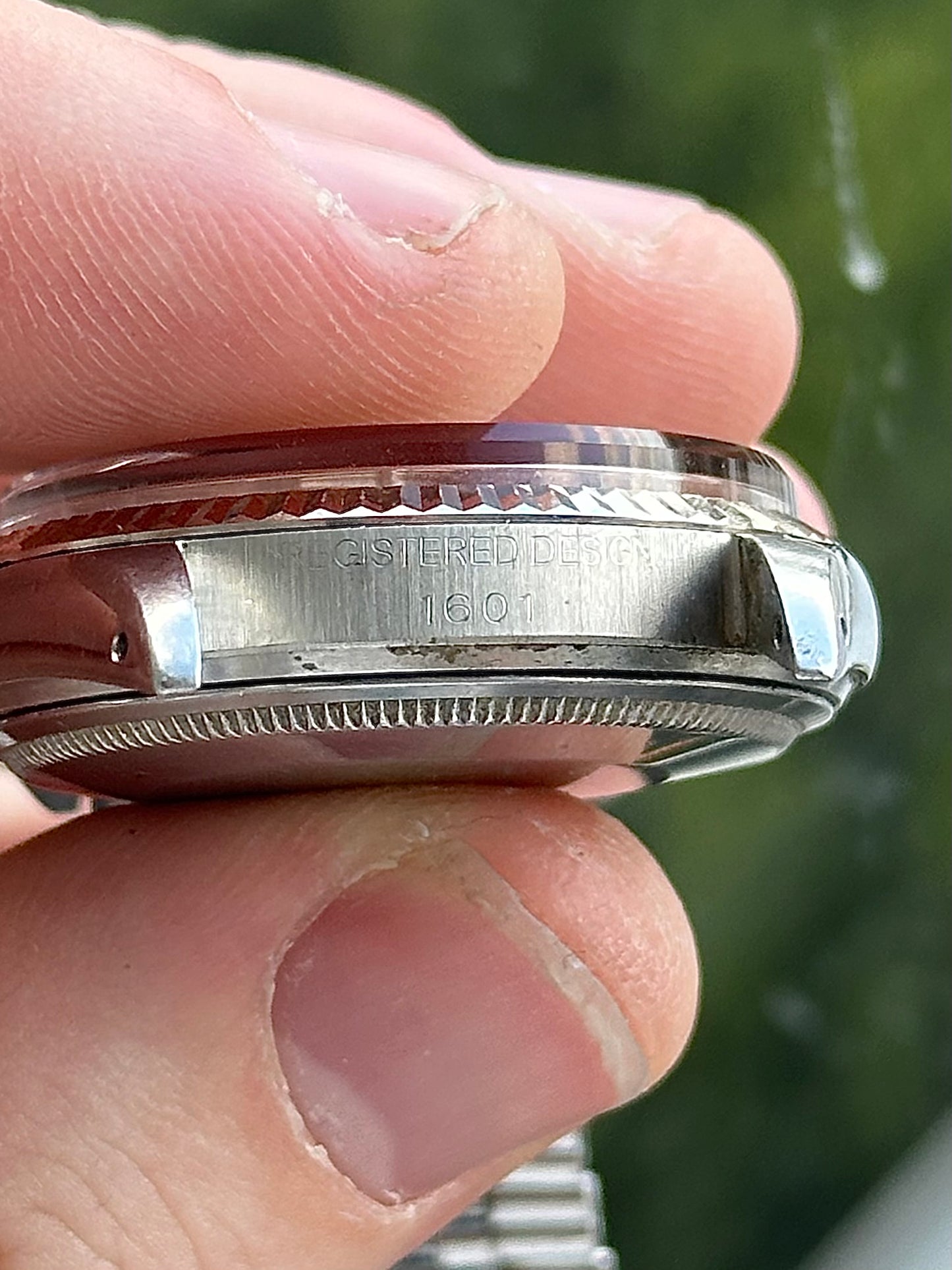 Rolex Datejust 1601 Silver Doorstop Dial 1967