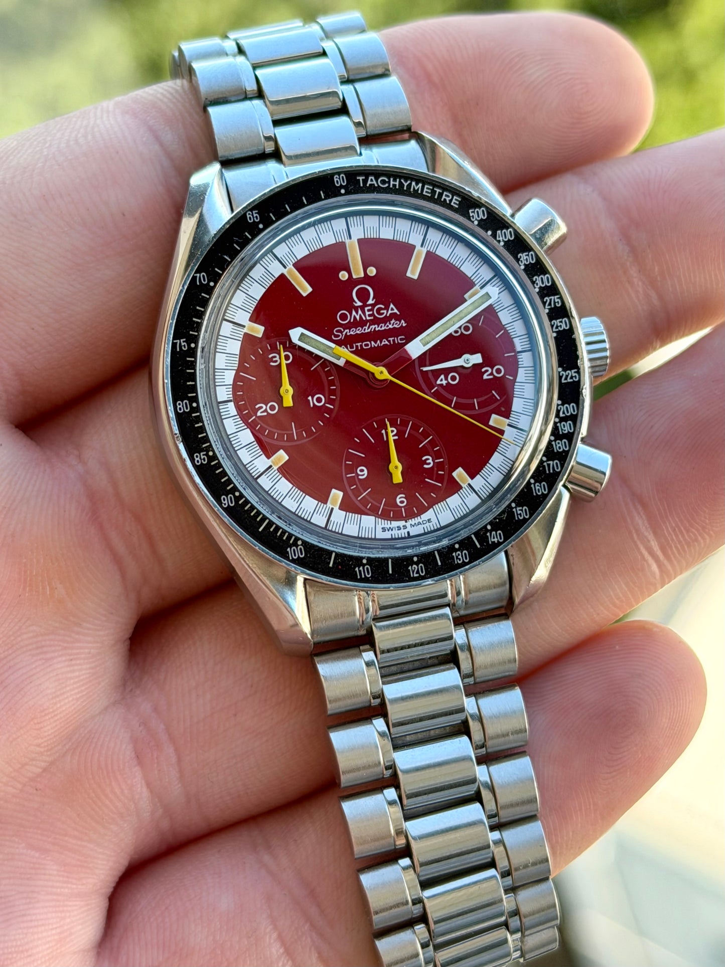 Omega Speedmaster Reduced Schumacher Red Dial 3510.61