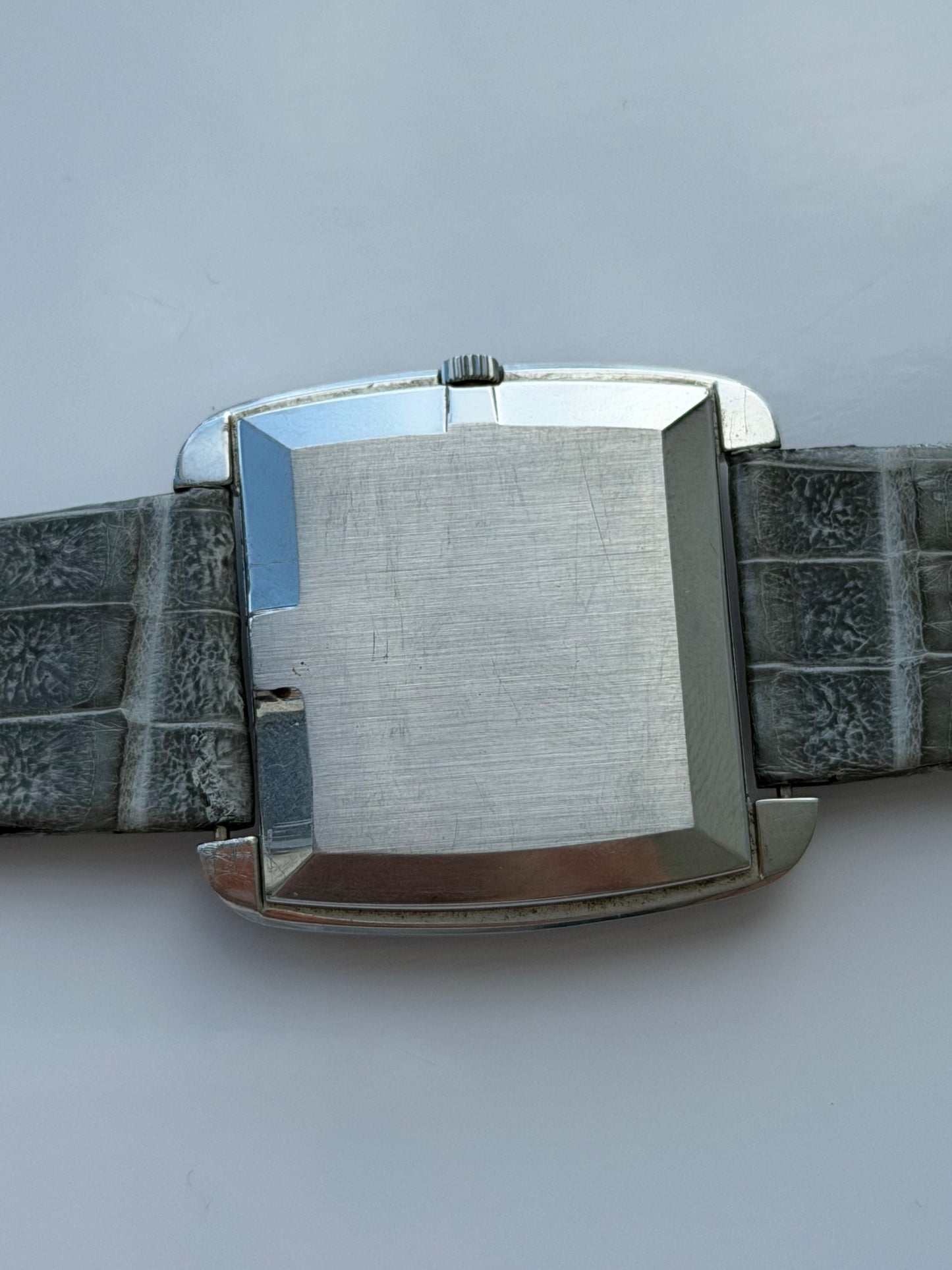 Omega De Ville Square Roman Numeral Silver Dial