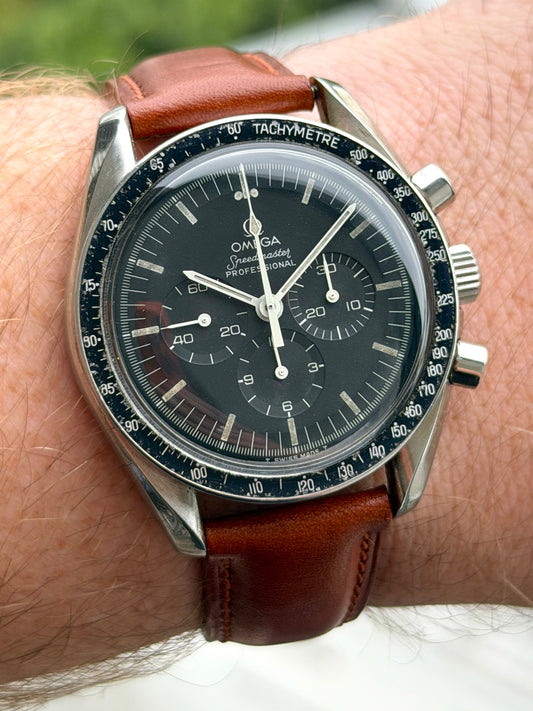 Omega Speedmaster Professional Tritium Dial on Leather