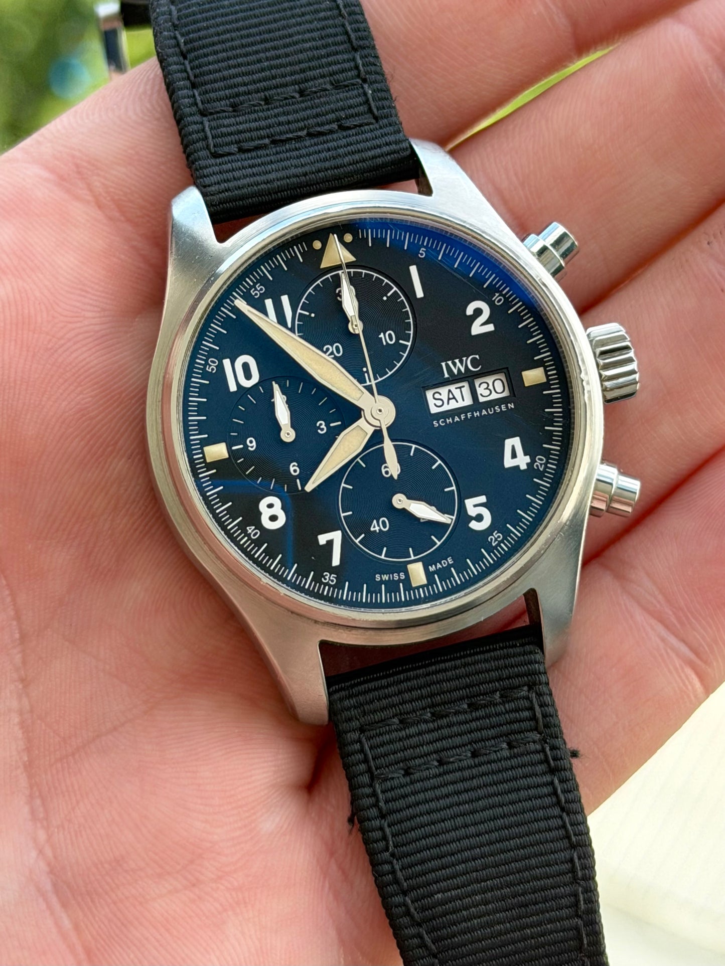 IWC Pilot Spitfire Chrono Full Set 2022