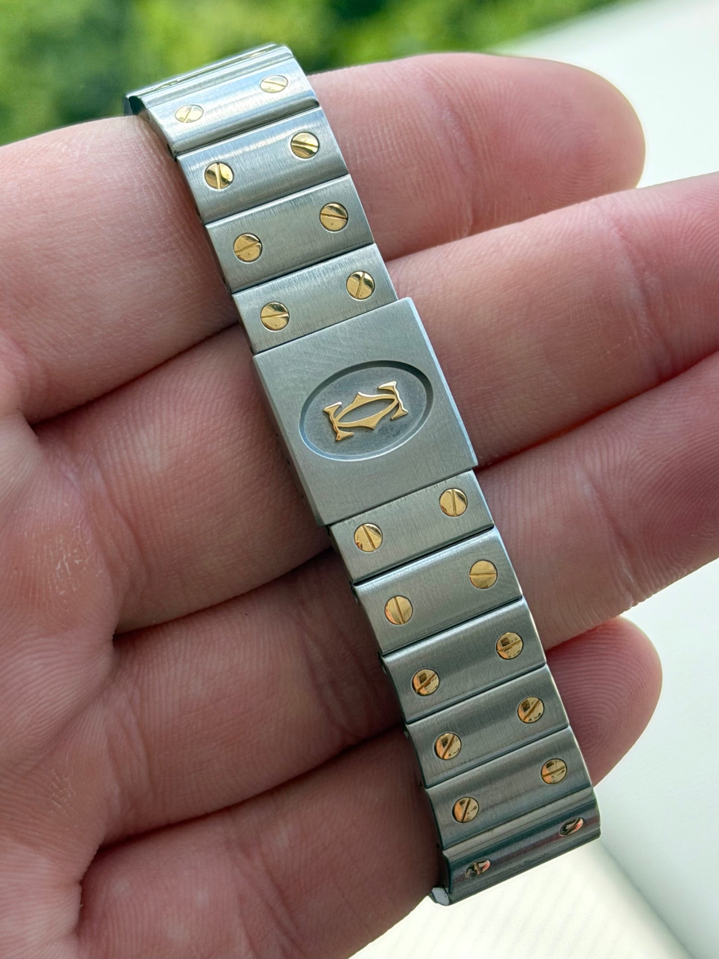 Cartier Santos Galbee LM Blue Roman W20023C4