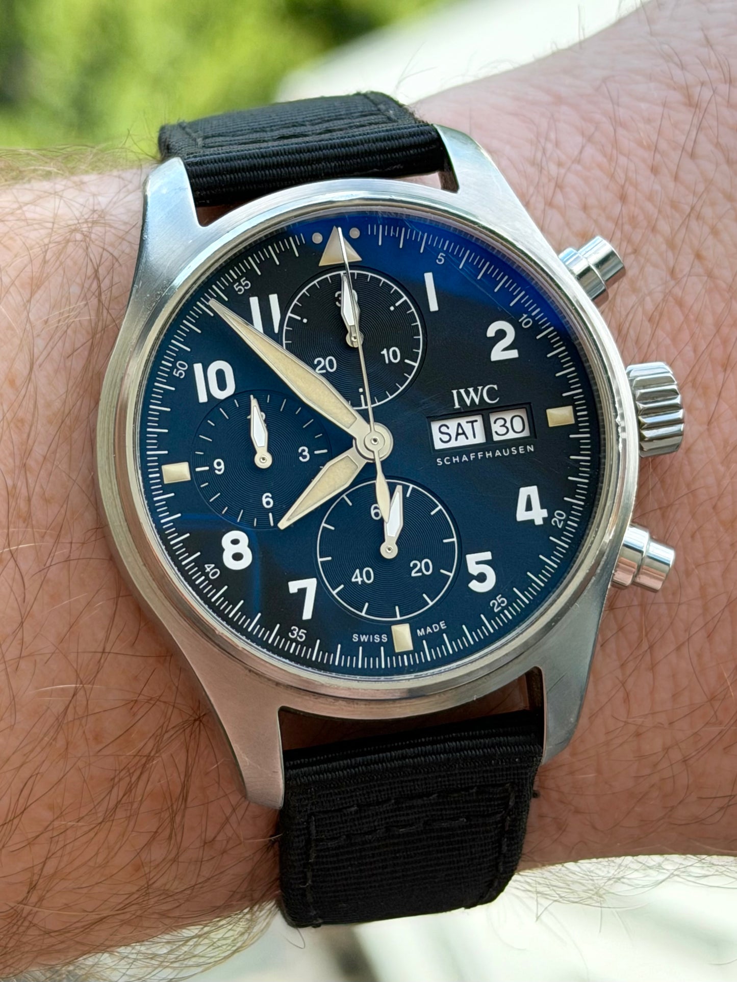 IWC Pilot Spitfire Chrono Full Set 2022
