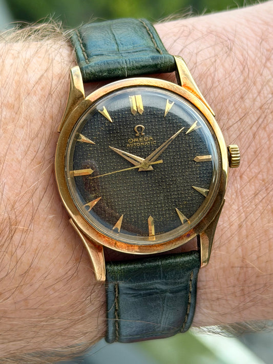 Omega Black Waffle Dial  2635-6