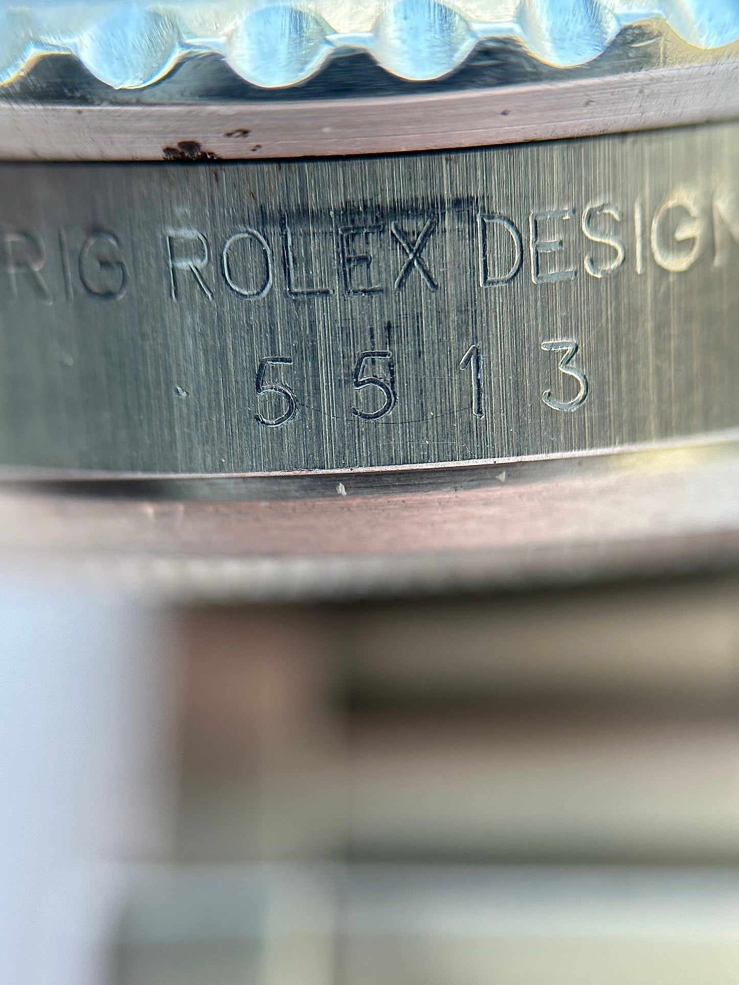 Rolex Submariner 5513 Raised Tritium Dial 1966