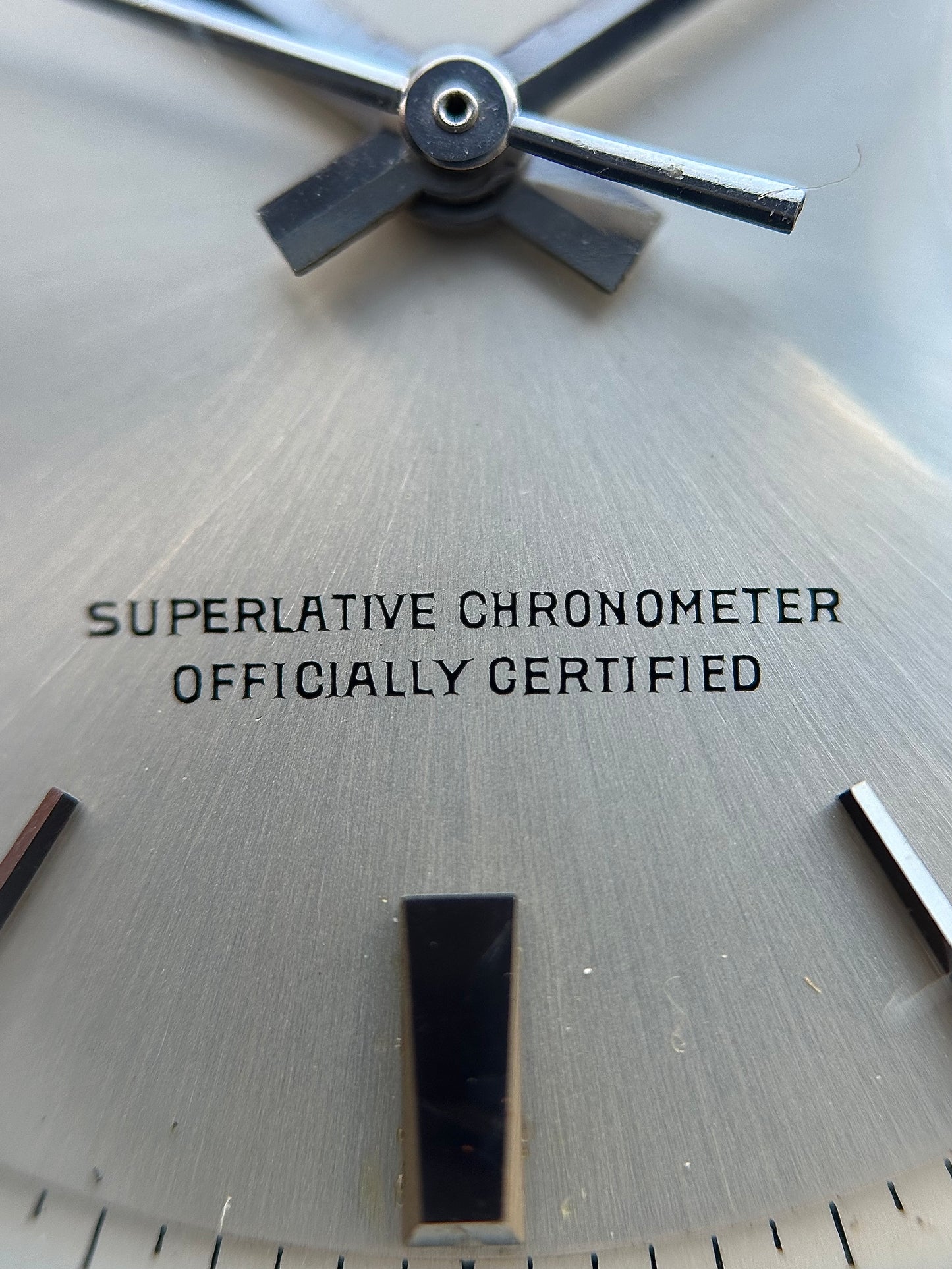 Rolex Datejust 1601 Silver Doorstop Dial 1967