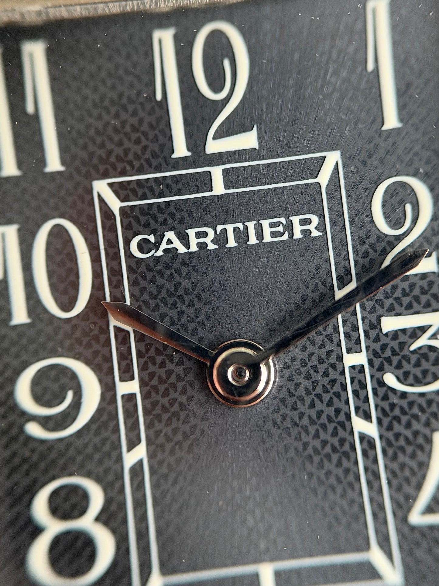Cartier Basculante Tank Grey Dial 2405