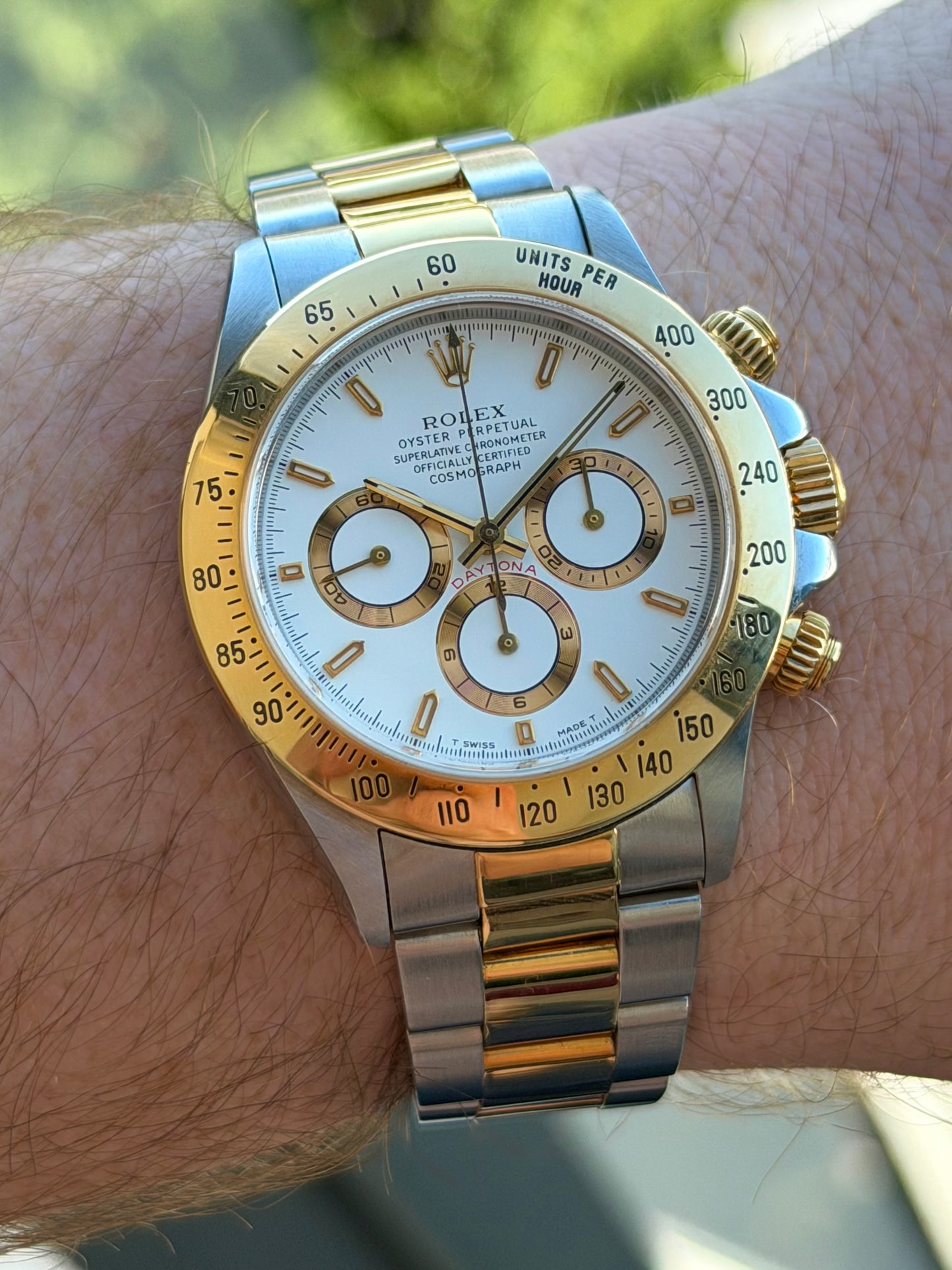 Rolex Zenith Daytona White Dial 16523 1995