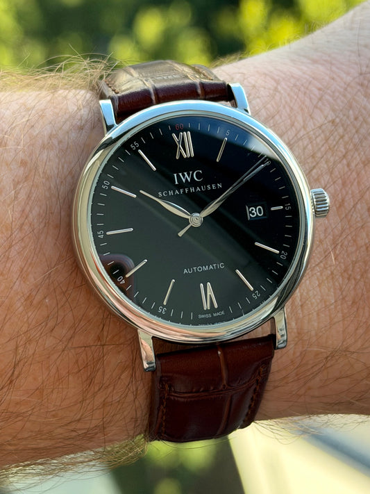 IWC Portofino Black Dial 2017 with Papers