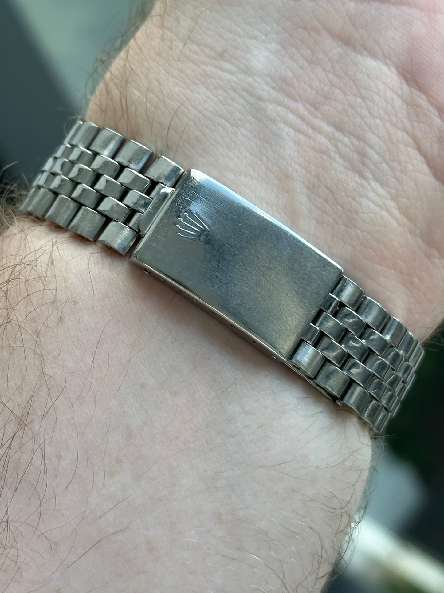 Rolex Datejust 1601 Silver Doorstop Dial 1967
