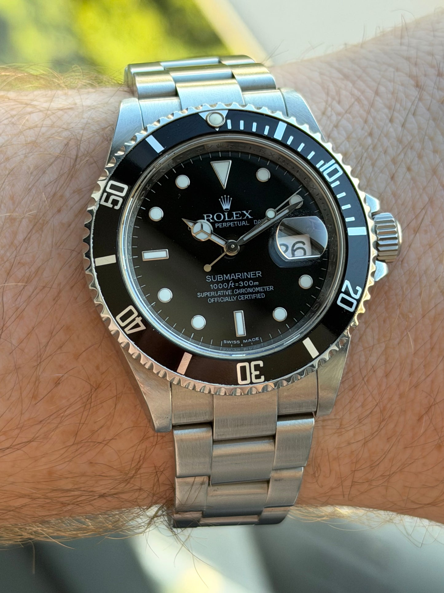 Rolex Submariner Date Rehaut 2007 16610T “Four Liner” with Box + Booklets