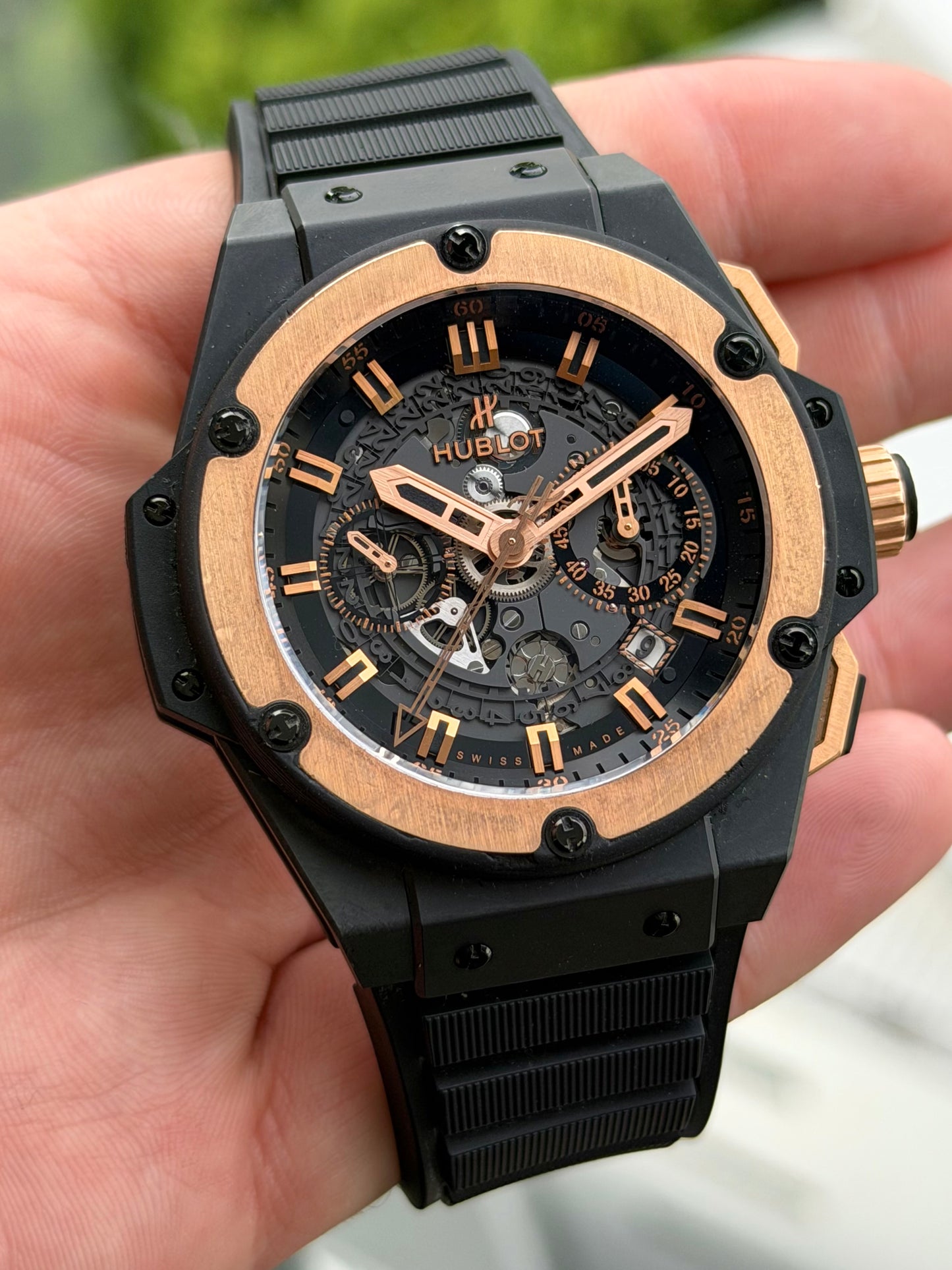 Hublot King Power Chrono Unico Full Set 2014