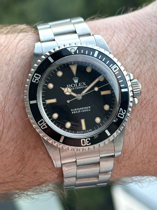 Rolex Submariner 5513 Raised Tritium Dial 1966