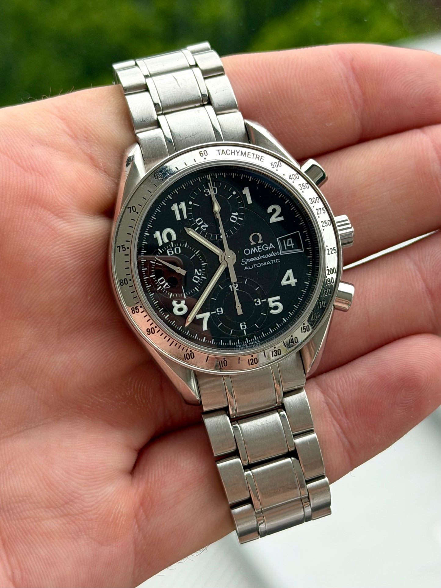 Omega Speedmaster Reduced Black Arabic Numeral Dial 3513.52 JDM