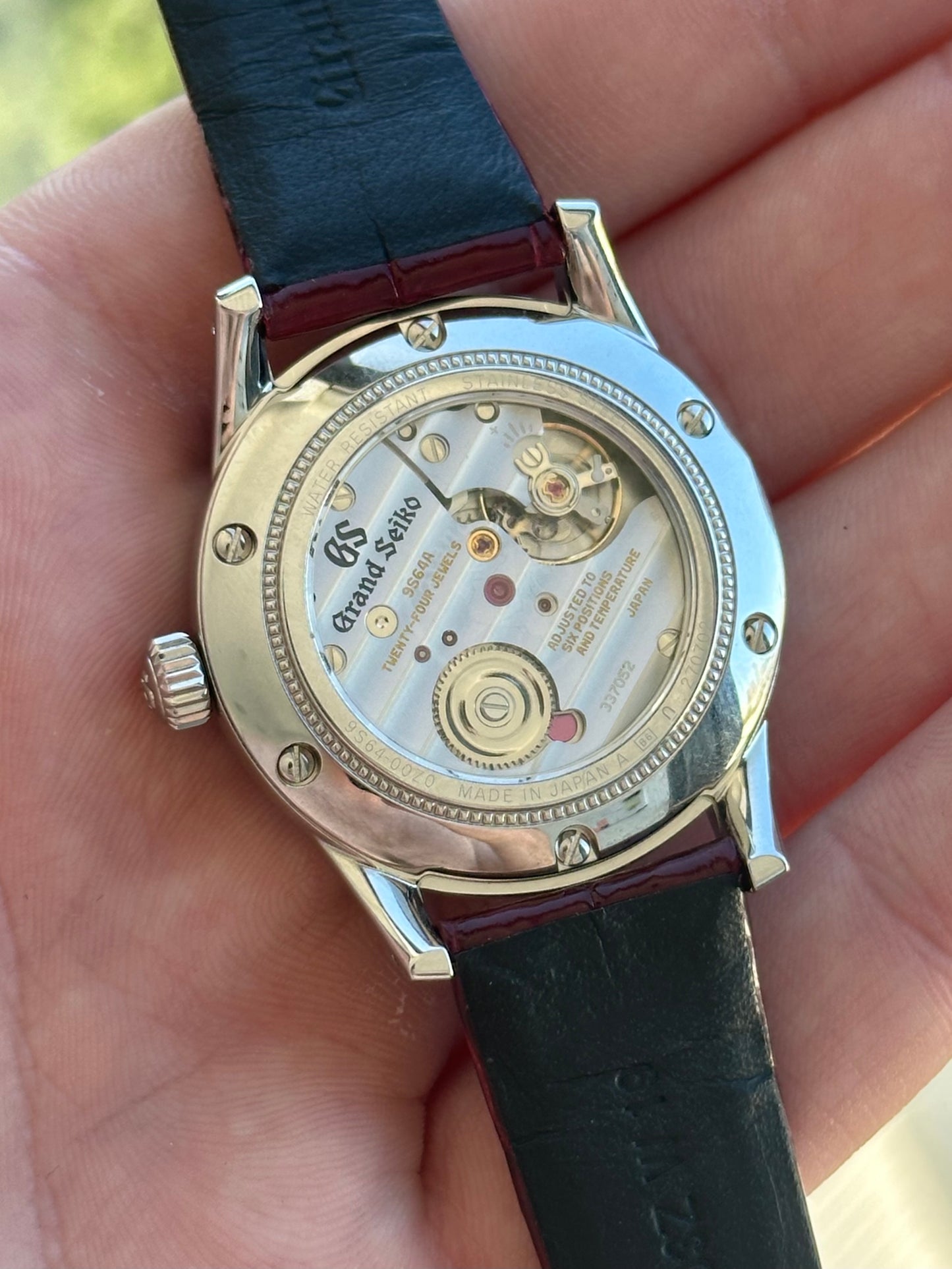 Grand Seiko Burgundy Dial Elegance Collection SBGW287 Full Set 2024